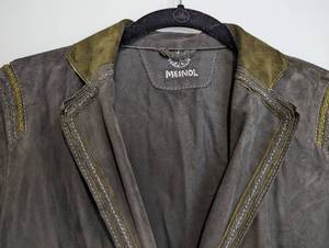 lot 222 image: Meindl Womens Green Suede Fitted Jacket
