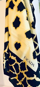 lot 113 image: Animal Print Scarf by Escada