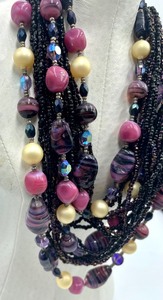 lot 84 image: Fun Multi-Strand Beaded Necklace