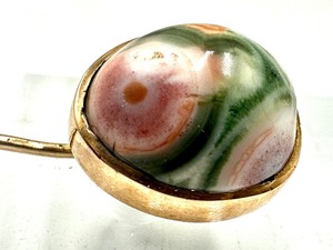 lot 320 image: Antique Ocean Jasper Stick Pin