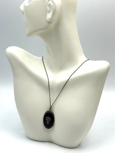 lot 317 image: Antique Silver and Enamel Necklace