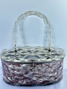 lot 405 image: Vintage 1950s Lucite Handbag