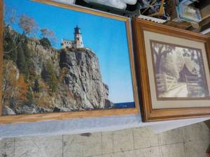 lot 23 image: 2 Framed Pictures 23 x 19 and 22 x ...