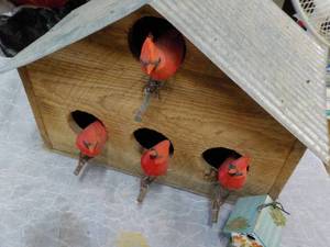 lot 38 image: Birdhouses Big One 14 x 8 x 10...
