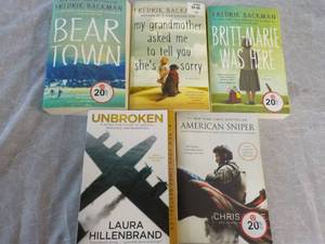 lot 58 image: 5 Paperback Books...