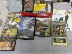 lot 79 image: Cassettes, Vhs and DVDs...