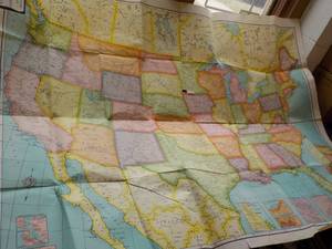 lot 88 image: Colorprint Map of the United States...