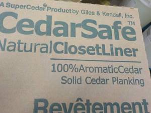 lot 92 image: Cedar Safe Natural Cedar Liner- par...