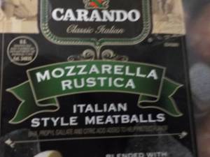 lot 98 image: 4 - 16  oz Frozen pkgs Carando Mozz...