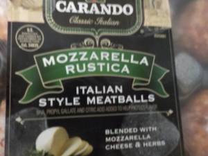 lot 101 image: 4 - 16  oz Frozen pkgs Carando Mozz...