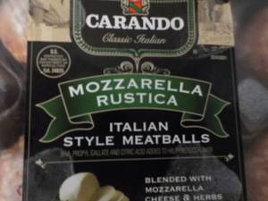 lot 102 image: 4 - 16  oz Frozen pkgs Carando Mozz...