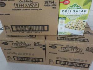 lot 126 image: 3 - 10 ct Boxes Suddenly Deli Salad...