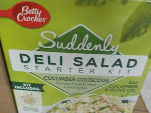 lot 128 image: 3 - 10 ct Boxes Suddenly Deli Salad...