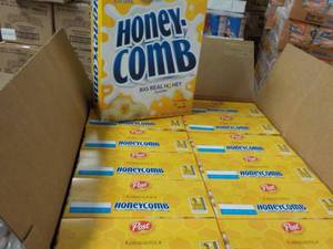 lot 150 image: 12 - 12.5 oz Boxes Post Honey Comb ...