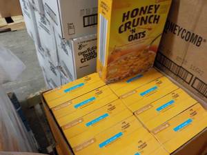 lot 164 image: 10 - 18 oz Boxes Millville Honey Cr...