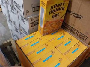 lot 167 image: 10 - 18 oz Boxes Millville Honey Cr...
