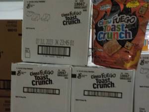 lot 169 image: 3 Boxes Cinna Fuego Toast Crunch b...