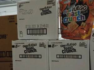 lot 170 image: 3 Boxes Cinna Fuego Toast Crunch b...
