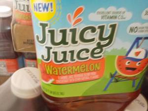 lot 172 image: 8 - 58oz Bottles Juicy Juice Waterm...