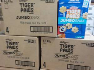 lot 176 image: 3 - 4 ct Boxes Kelloggs Tiger Paws...