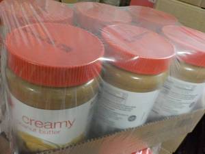 lot 179 image: 6 - 40 oz Jars Hannaford Creamy Pea...