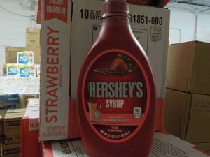 lot 183 image: 10 - 22 oz Bottles Hersheys Strawb...