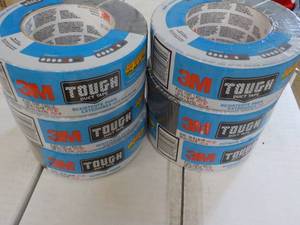lot 222 image: 6 Rolls 3M Tough Duct Tape 1.88 x 4...