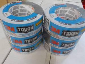 lot 225 image: 6 Rolls 3M Tough Duct Tape 1.88 x 4...