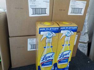 lot 232 image: 4 - 32 ct Boxes Lysol Smart Cleaner...