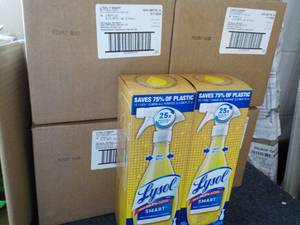 lot 233 image: 4 - 32 ct Boxes Lysol Smart Cleaner...