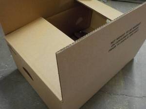 lot 242 image: 12 Boxes with Handles 23 x 16 x 9...