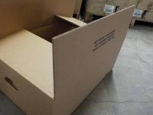 lot 244 image: 12 Boxes with Handles 23 x 16 x 9...