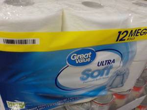 lot 248 image: 12 Mega Rolls Great Value 2 Ply Toi...