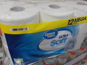 lot 249 image: 12 Mega Rolls Great Value 2 Ply Toi...