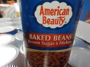 lot 144 image: 12 pack American Beauty Baked Beans...
