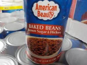 lot 146 image: 12 pack American Beauty Baked Beans...