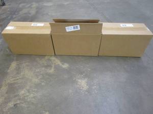 lot 293 image: 3 Cases of Dark Grey Slate Faux Stone Decorative No-Dig Edging Each case is 15 (45 Total). Includes Stakes.