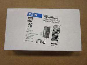 lot 327 image: EATON Plug-In 15 Amp 1 Pole 120 Volt Circuit Breaker, BRN115AF - NEW