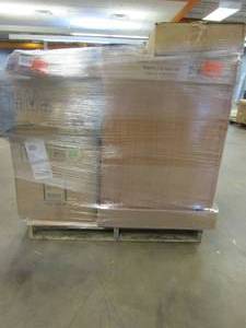 lot 367 image: SALVAGEWHOLESALE PALLET, FURNITURE, BATHROOM FANS, BUILDING MATERIALS AND MORE