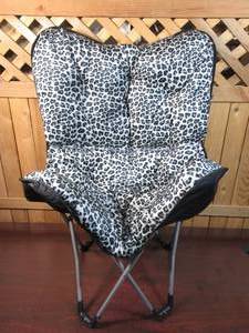 lot 32 image: True Living Butterfly Chair - Leopard Print