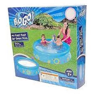 lot 12 image: H2OGO Bestway  My First Fast Set Spray Pool  Starfish  Ages 2  5ftx5ftx15in