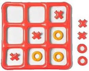 lot 8 image: Sun Squad - Pool Tic Tac Toe Jumbo Game