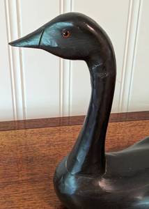 lot 113 image: Carved Wood Canadian Goose Decoy