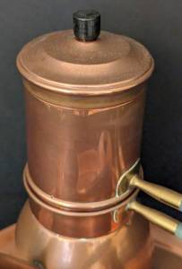 lot 123 image: Italian Copper TeaCoffee Set