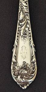 lot 14 image: Three Large Reed and Barton Sterling Silver Serving Spoons