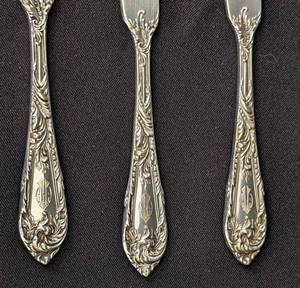lot 15 image: Reed and Barton Sterling Silver Fork and Spreader Set