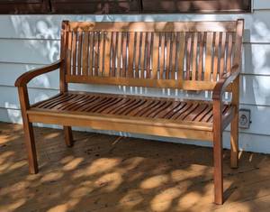 lot 45 image: Patio Joy Wooden Bench