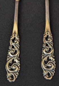 lot 54 image: Brodrene Mylius 830 Sterling Silver Demitasse Spoon Set