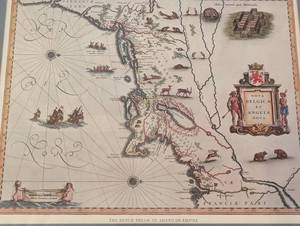 lot 82 image: Framed The Dutch Dream of American Empire Print