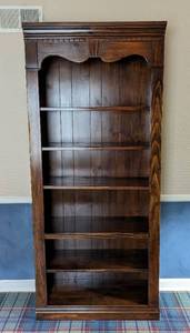 lot 87 image: Vintage Wood Bookshelf